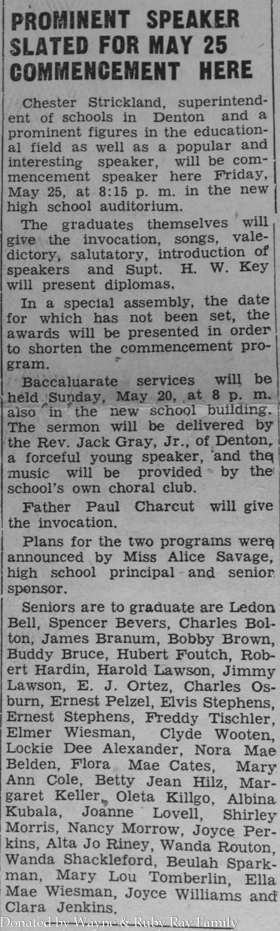 Pilot Point Historical Photo Collection