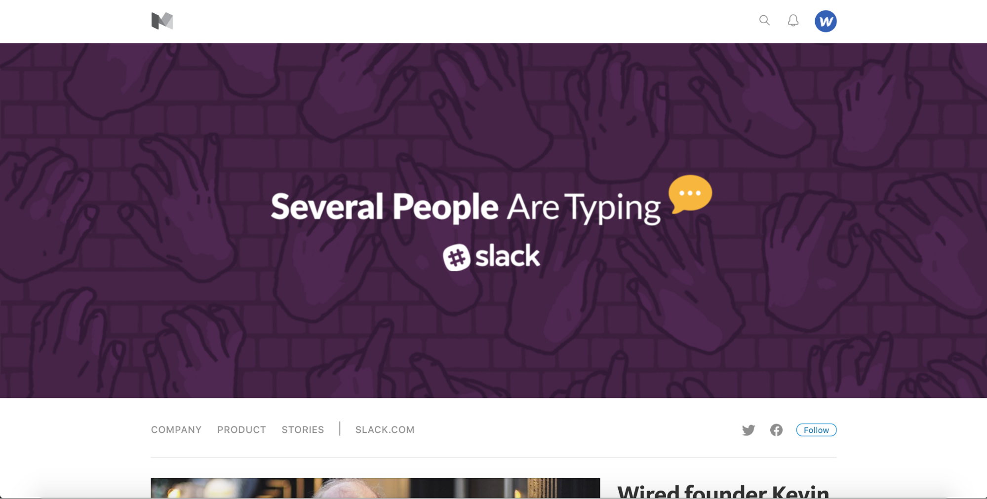 Several People Are Typing homepage