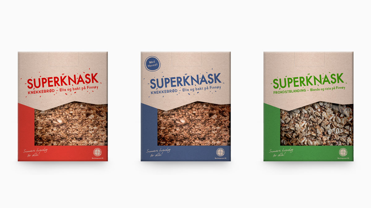 Mockup av pakningen