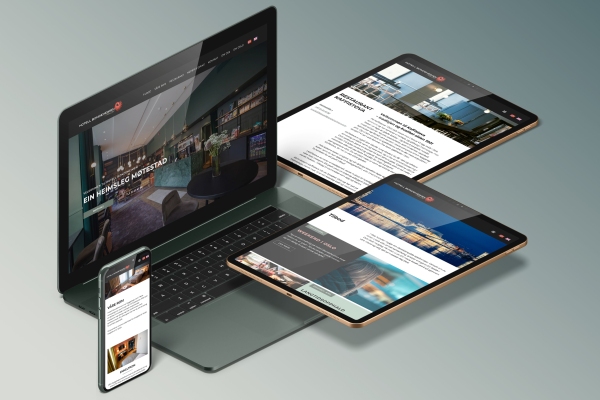 Mockup av nettsiden