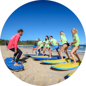 Learn to surf lessons Port Macquarie Soul Surfing