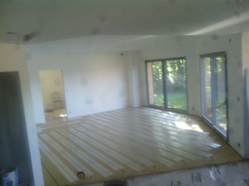 Logiciel de calepinage pour plancher chauffant sec
