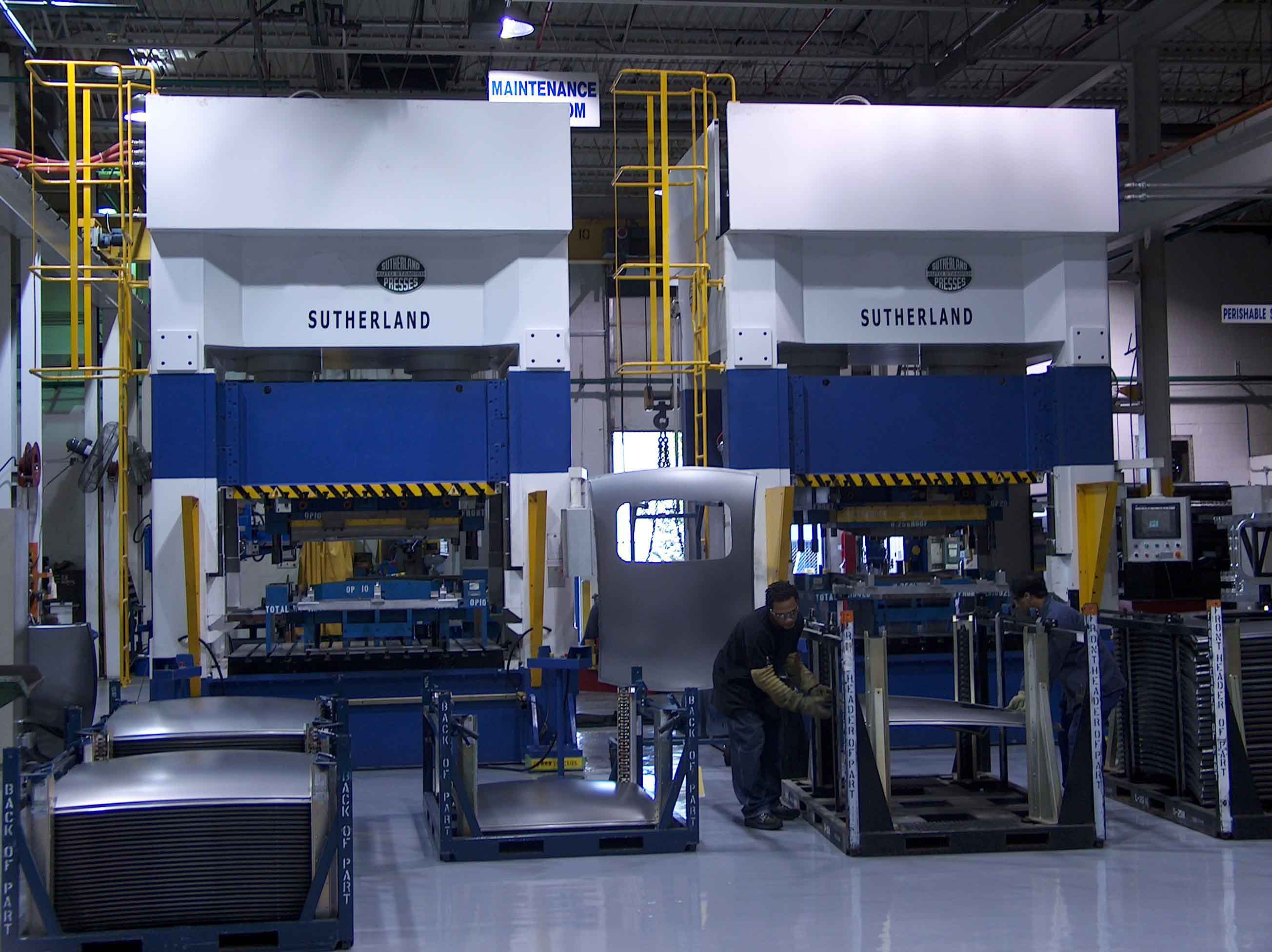 Sutherland SERVO DRIVEN HYDRAULIC PRESSES