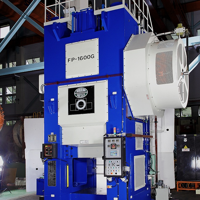 The FPG Forge Press Series 1000-2500 ton has the backbone to tackle the toughest jobs. A metal forming solution with a robust steel frame and eccentric shafts.