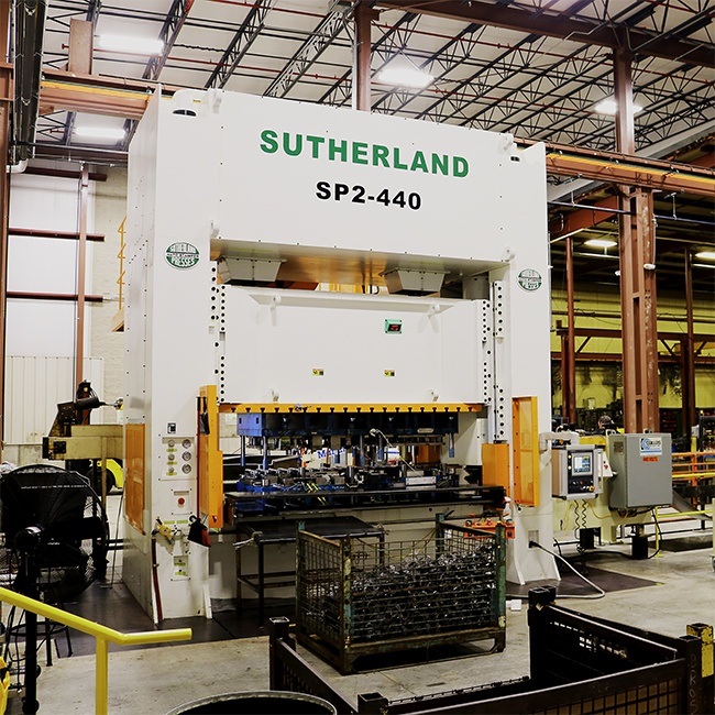 Sutherland EHW Double Point Straight Side Mechanical Stamping Press Machine