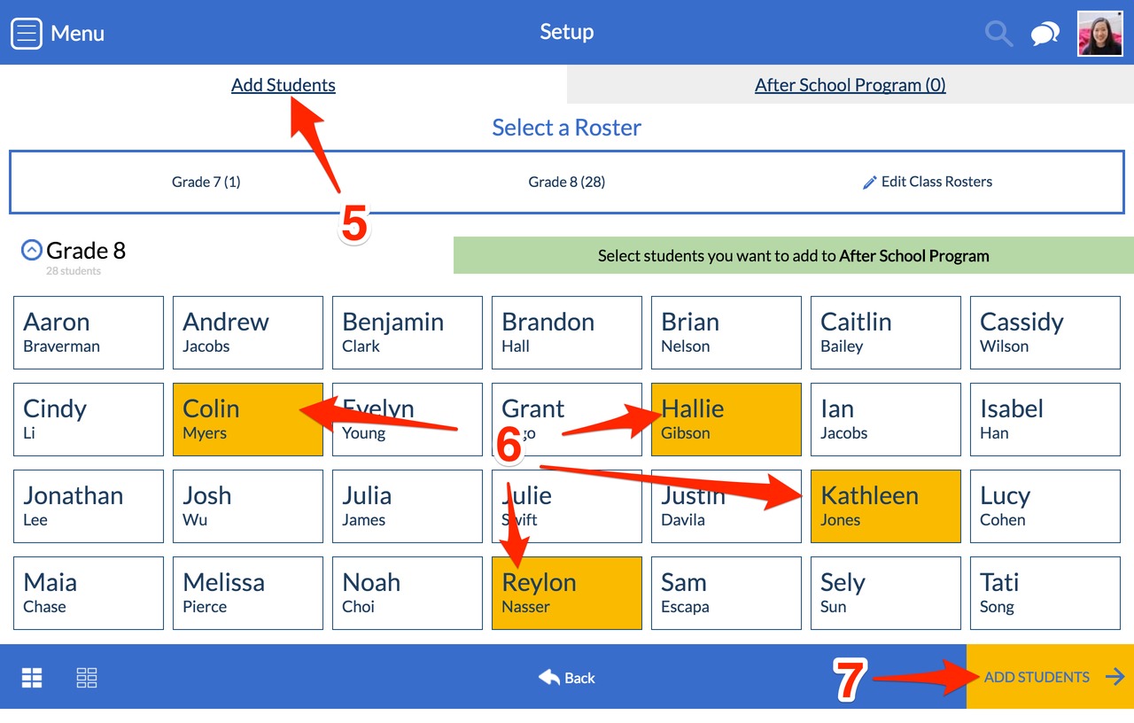 create a class roster with liveschool class roster maker