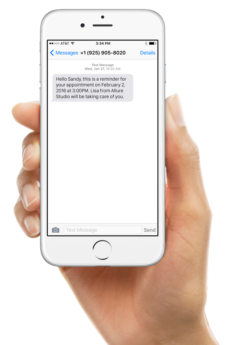 Appointment Reminders, Text Reminders, Email Reminders, SMS reminders