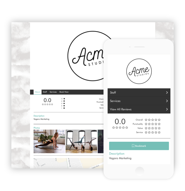 Custom Yoga Studio Websites