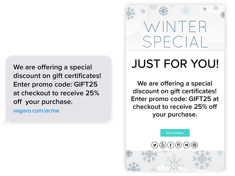 Personal Training Marketing Email and Text Message