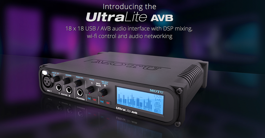 MOTU introduces the Ultralite AVB