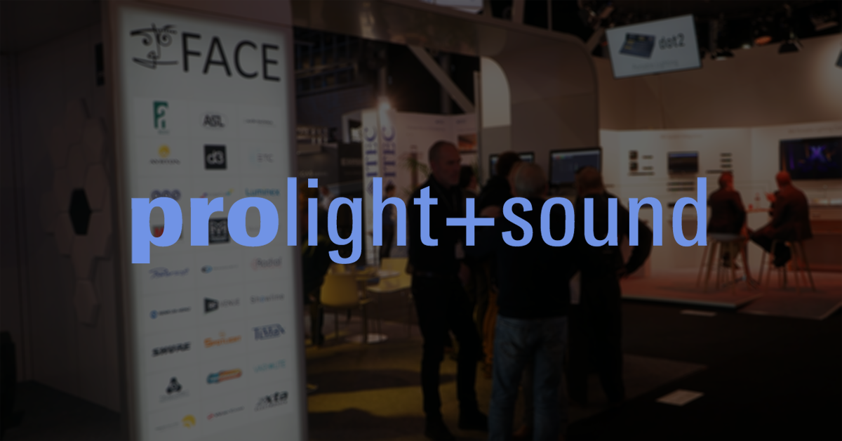 Meet us at Prolight+Sound 2017