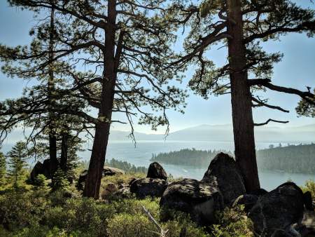 Lake Tahoe, hiking viewpoint