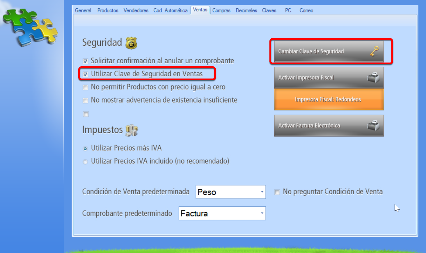 Clave de Supervisión de Ventas para Anular Ventas