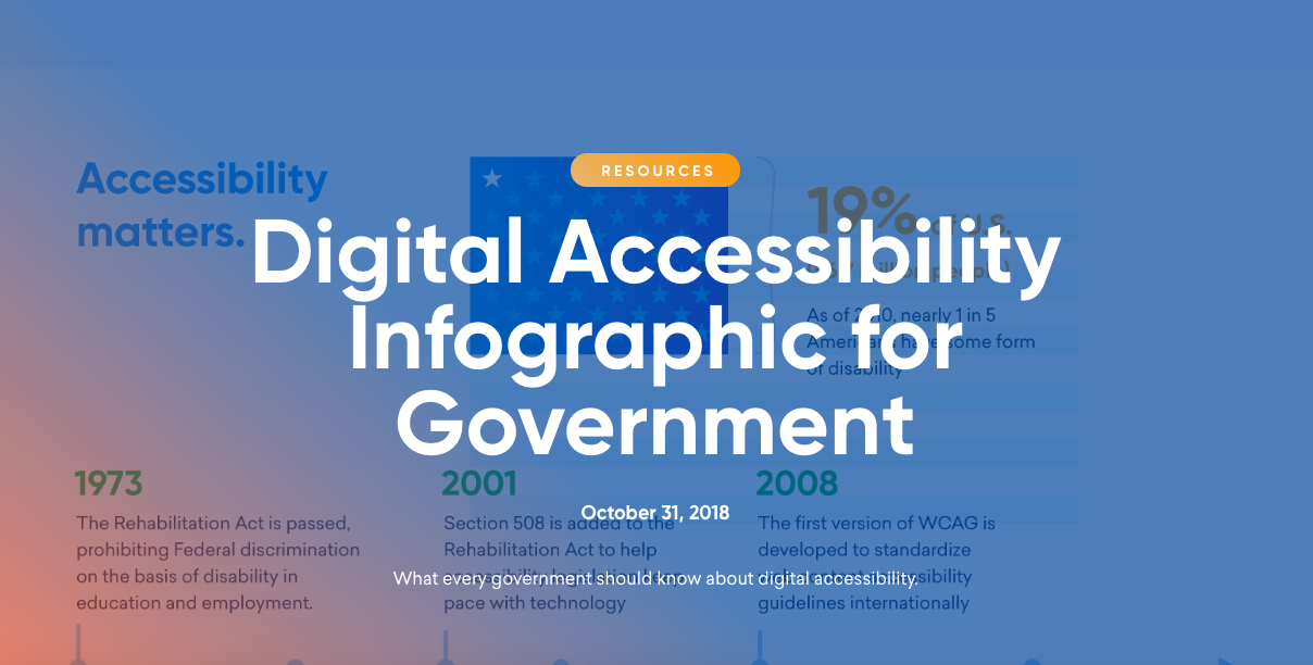 Digital Accessibility Infographic for Government