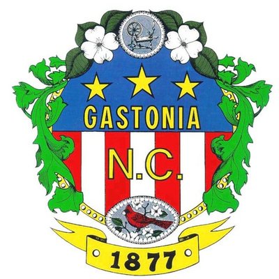 The seal of the city of Gastonia, NC.
