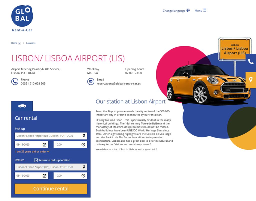 10 Best Car Rentals in Lisbon in - 64db857e94f8bb43a605bd2f Global%20rent A Car%20Lisbon%20car%20rentals
