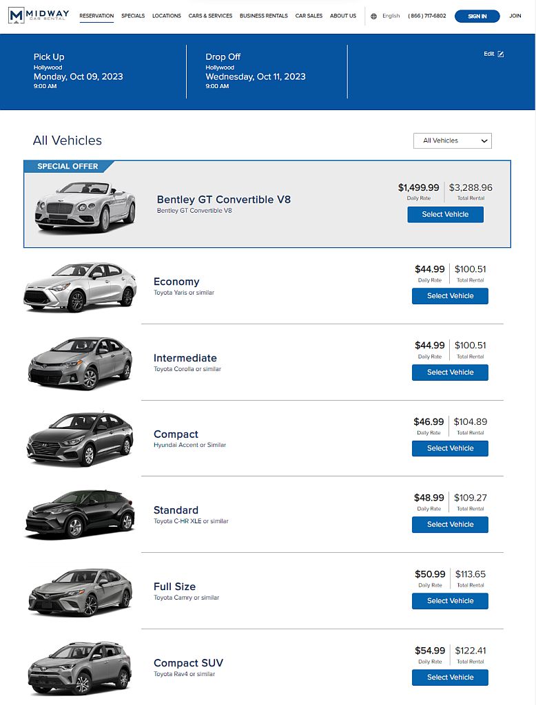 10 Best Car Rentals in Los Angeles in 2023 [For all Budgets!]