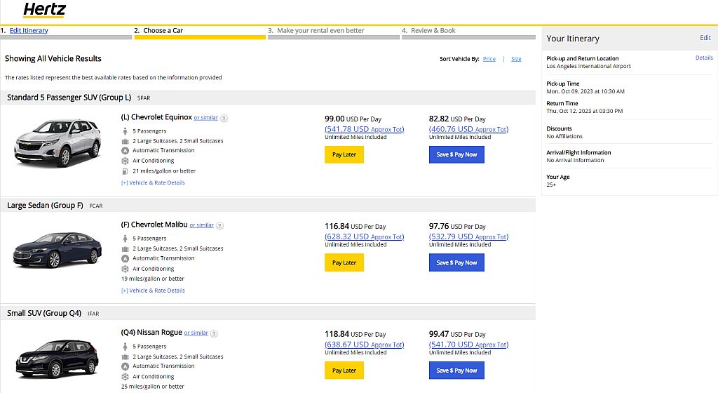 10 Best Car Rentals in Los Angeles in 2023 [For all Budgets!]