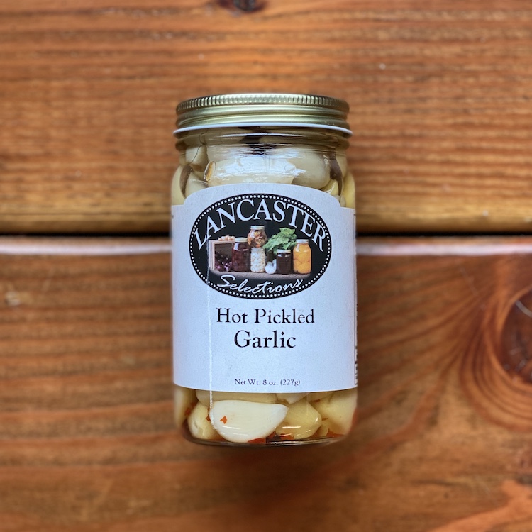 Hot Pickled Garlic (8oz)