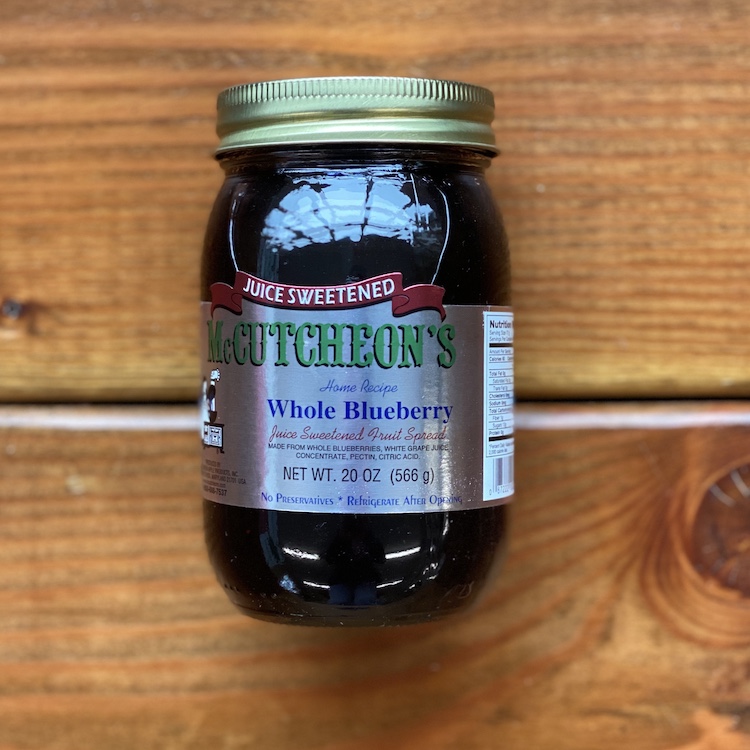 Whole Blueberry Spread (Juice Sweetened)