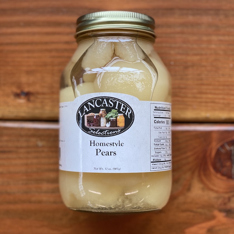 Homestyle Pear Halves (32oz)