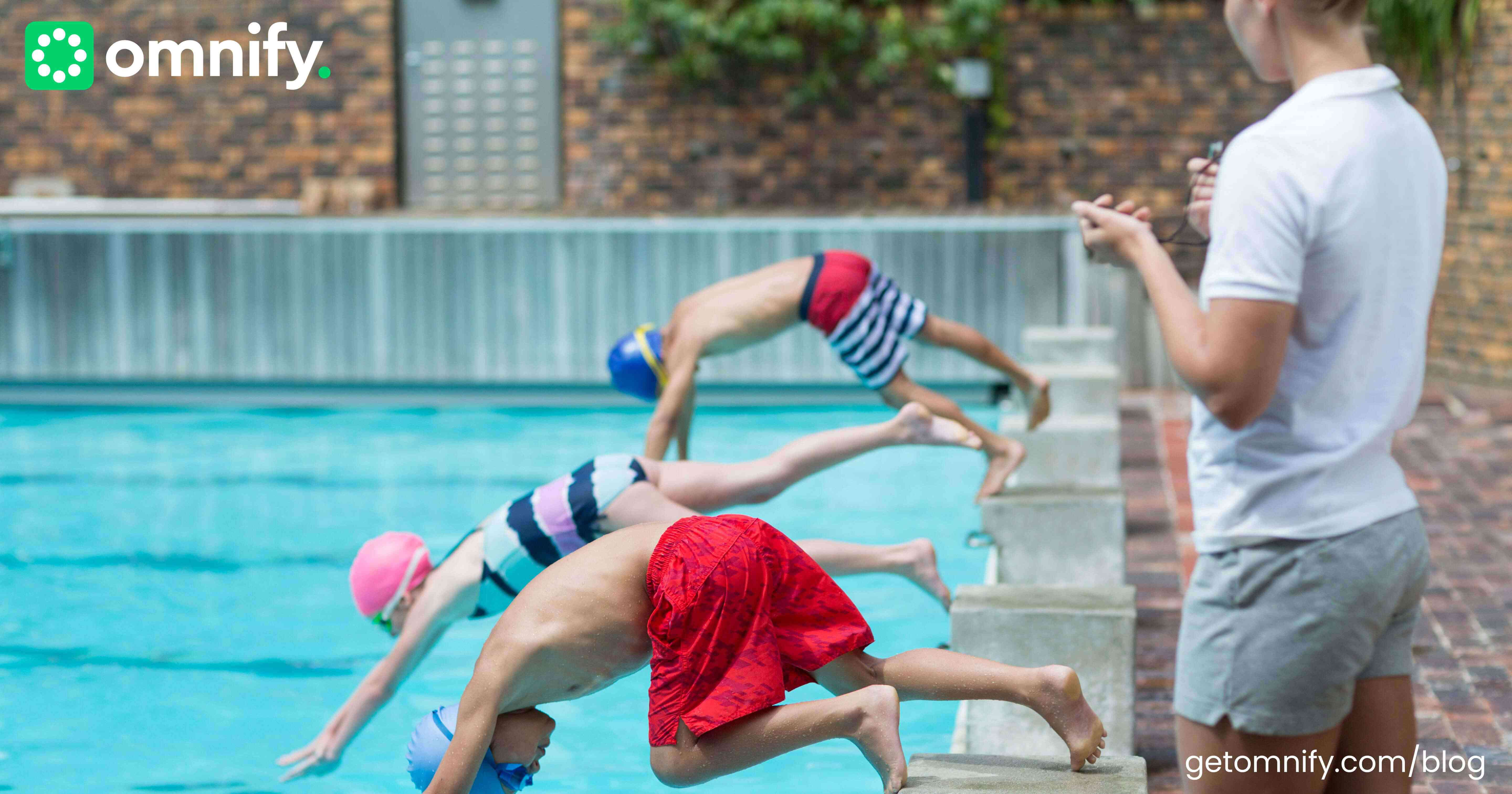 Create swim programs and events for family members and special pool membership