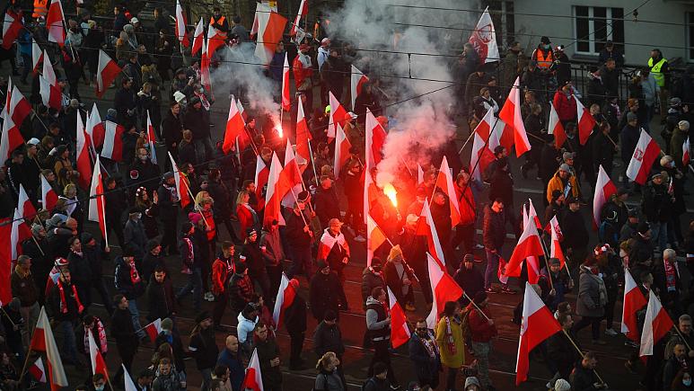 Antisemitic demonstration in Poland