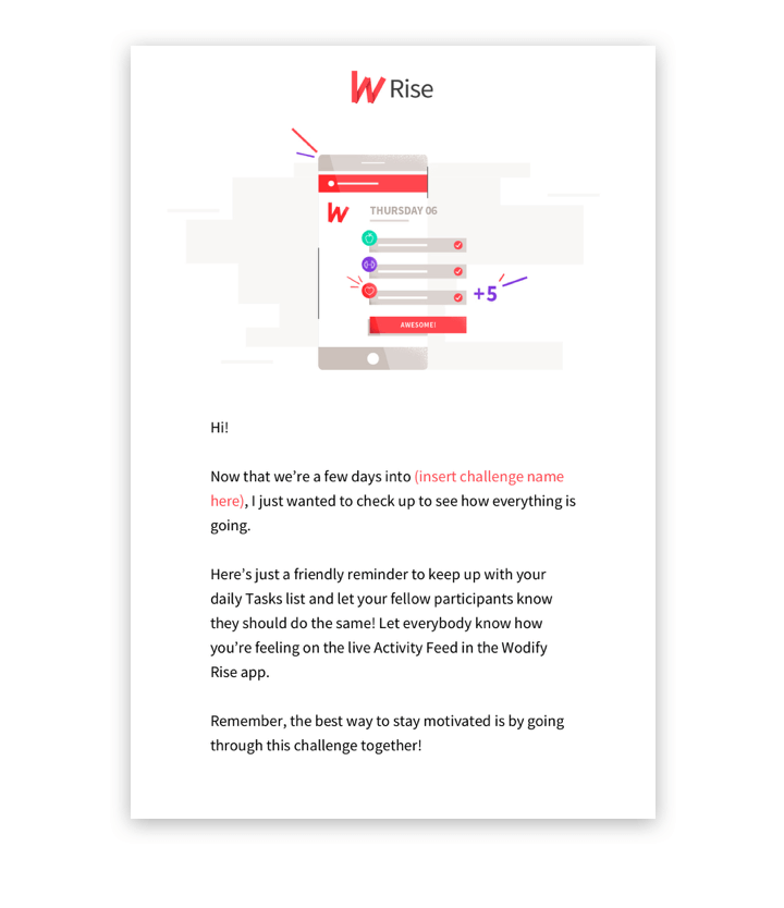 email 5 dont forget your daily task list wodify rise daily tasks list