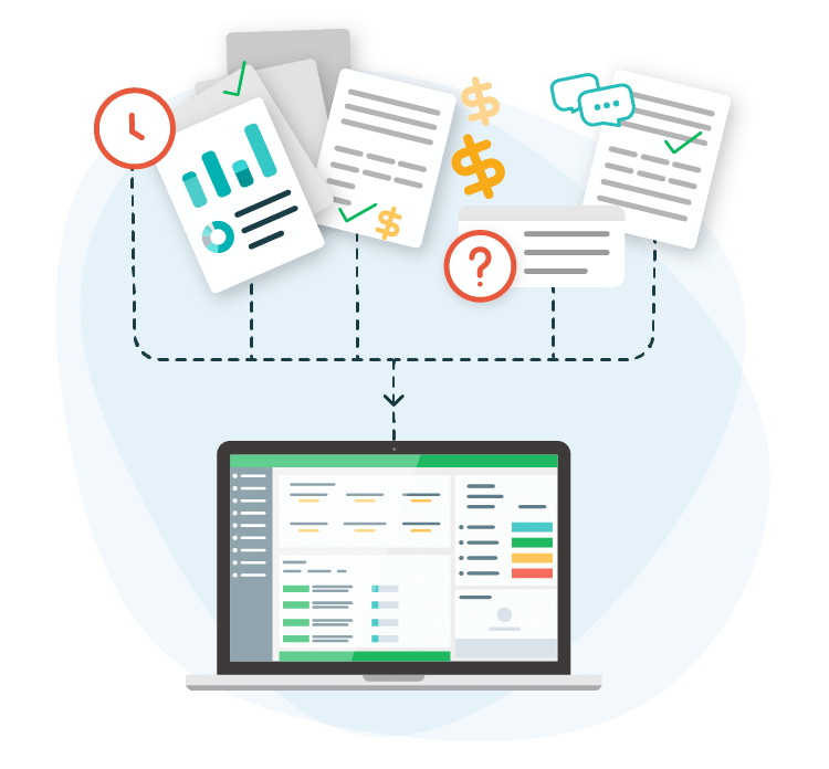 Purchasing workflows with friendly user interface