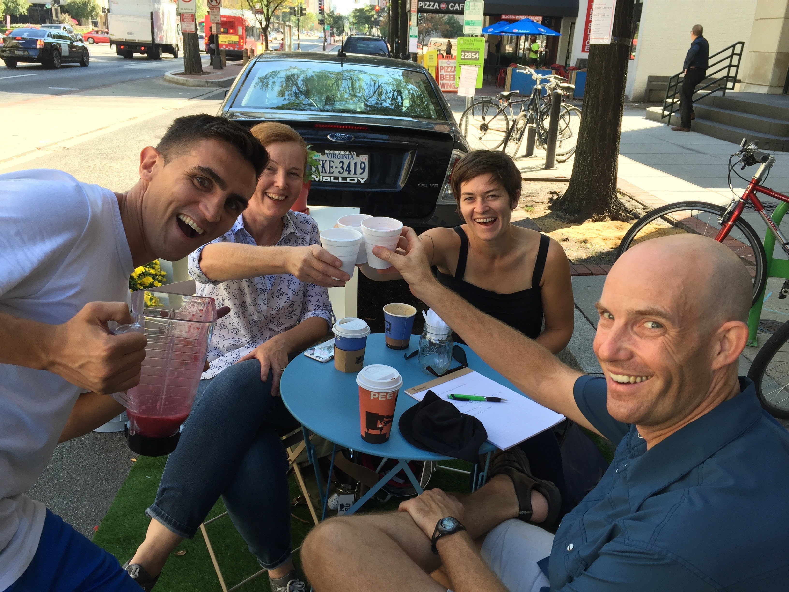 Reclaiming Our Streets, One Smoothie at a Time: PPS Celebrates PARK(ing) Day
