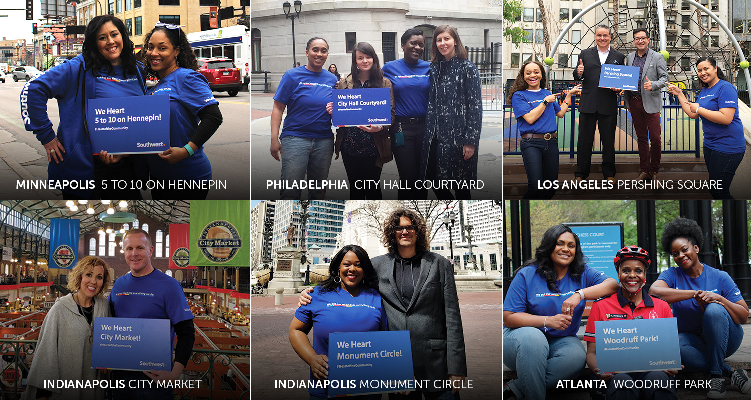 Five New Cities to Receive Southwest Airlines Heart of the Community Grant
