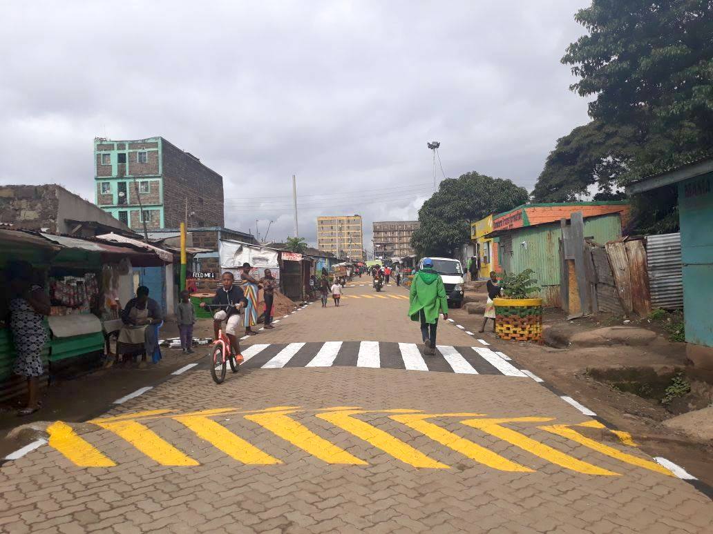 Floating Zebra Bus Stop