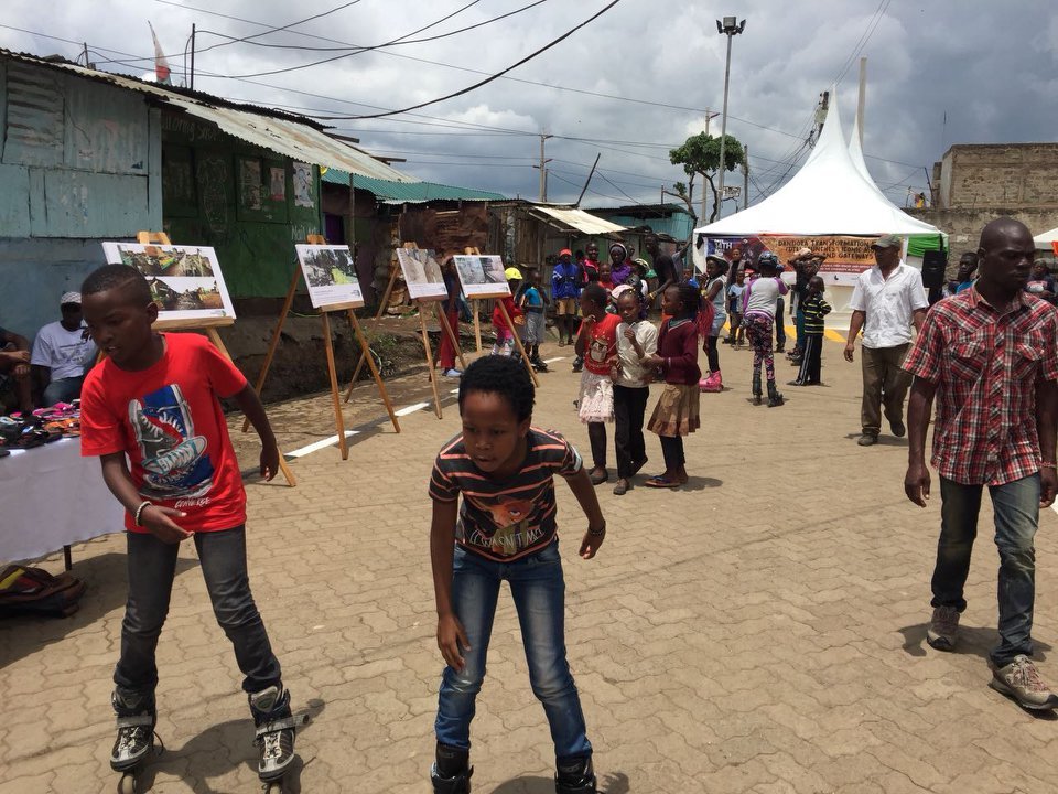 Floating Zebra Bus Stop