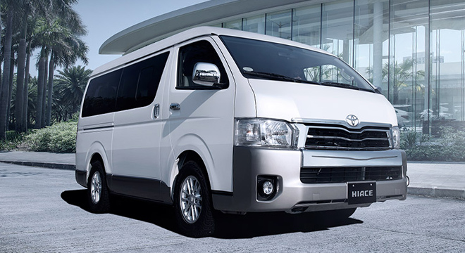 Giá xe Toyota thương mại - Dòng xe Toyota nhập khẩu Hiace