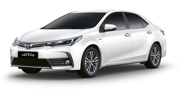 Xe Altis 2018 màu trắng