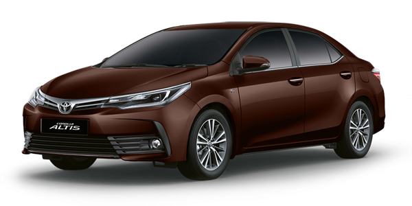 Xe Altis 2018 màu nâu
