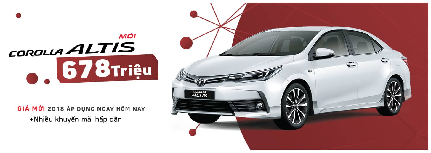 giá xe toyota altis 2018