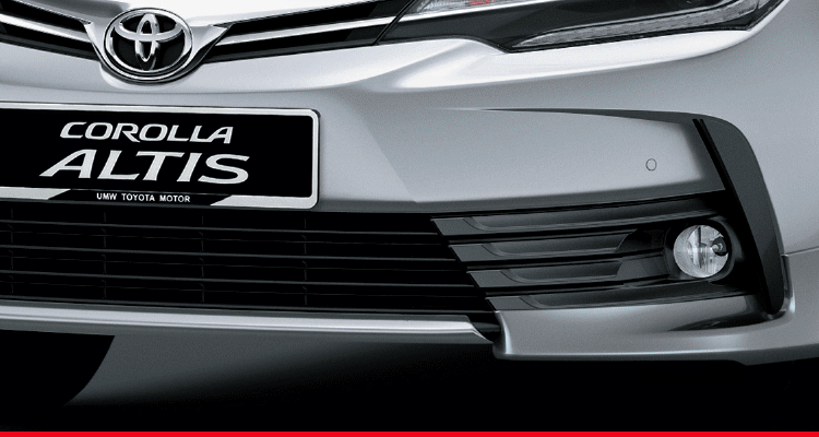ngoại thất cho giá xe altis 2018