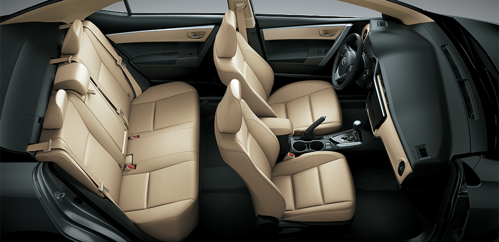 ghế ngồi xe altis 2018