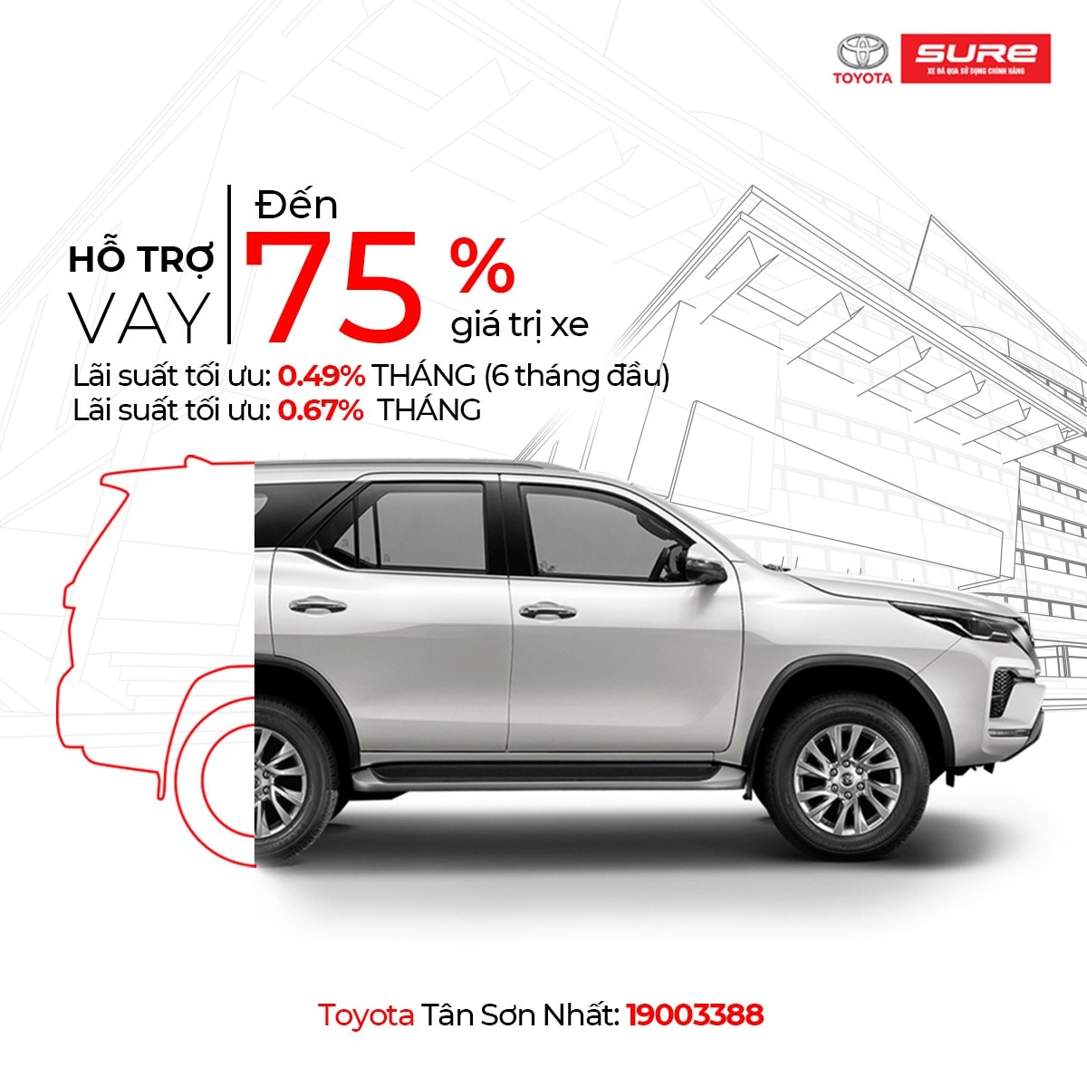 chương trình mua xe cũ toyota trả góp
