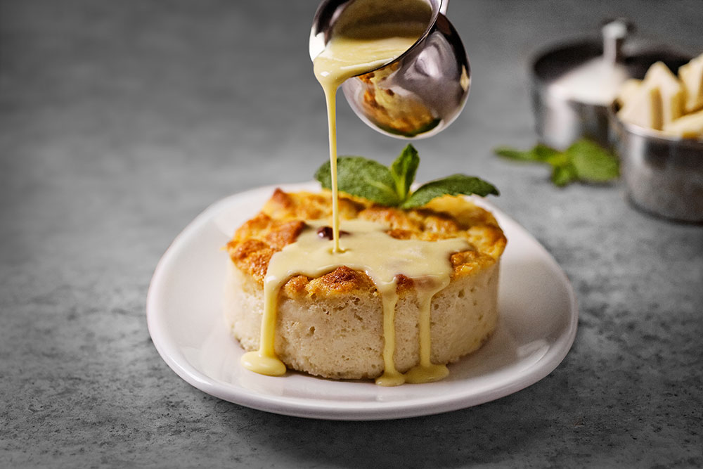 White Chocolate Bread Pudding