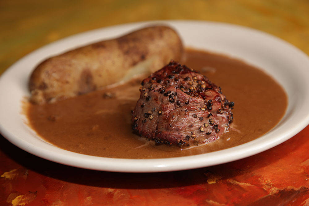 Peppered Brandy Steak