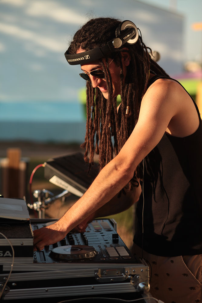 As a top-line vocal artist, he has had a number of electronic artists send him their music, which he then writes lyrics and melodies and records the vocals for.