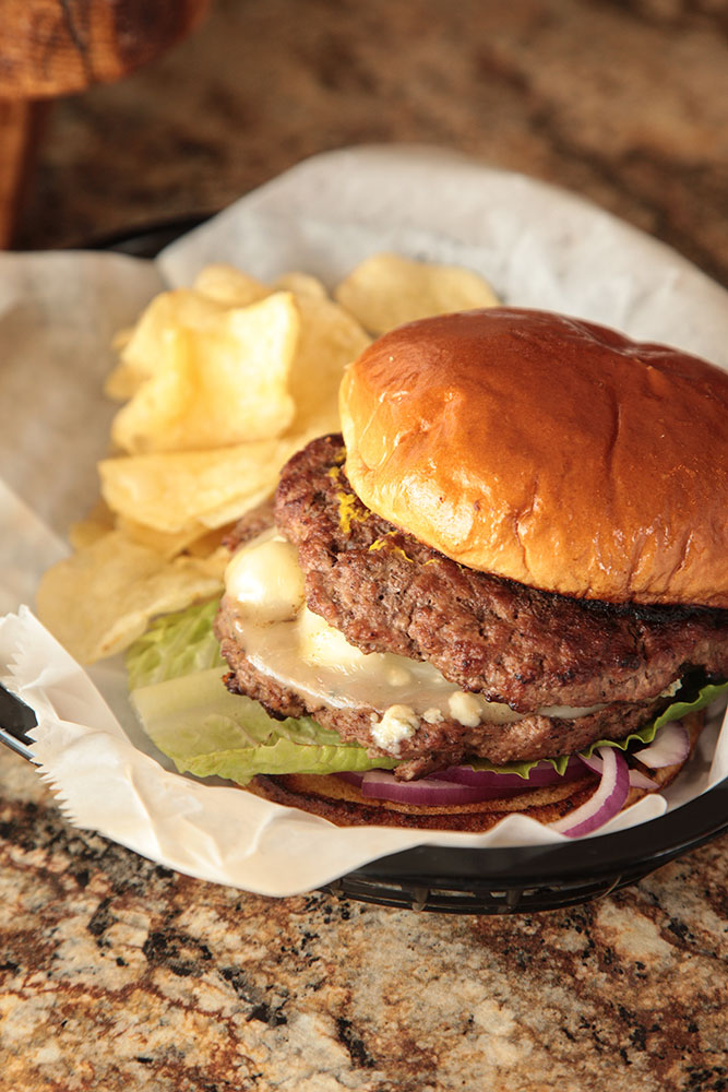 Blue Cheese Angus Steak Burger (Photo: Marc Rains)