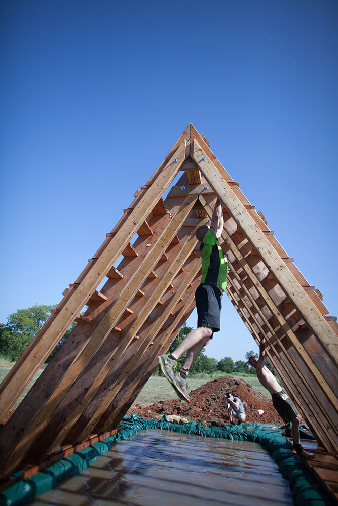 Although the race is never exactly the same from venue to venue or year to year, there are two obstacles that make Conquer the Gauntlet challenging and unique: Stairway to Heaven and Pegatron.