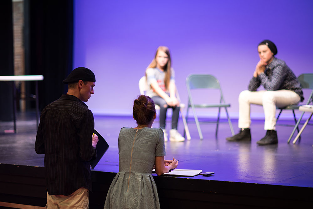 While some directors shy away from working with young actors, the Barkers actually seek them out. (Photo: Valerie Grant)
