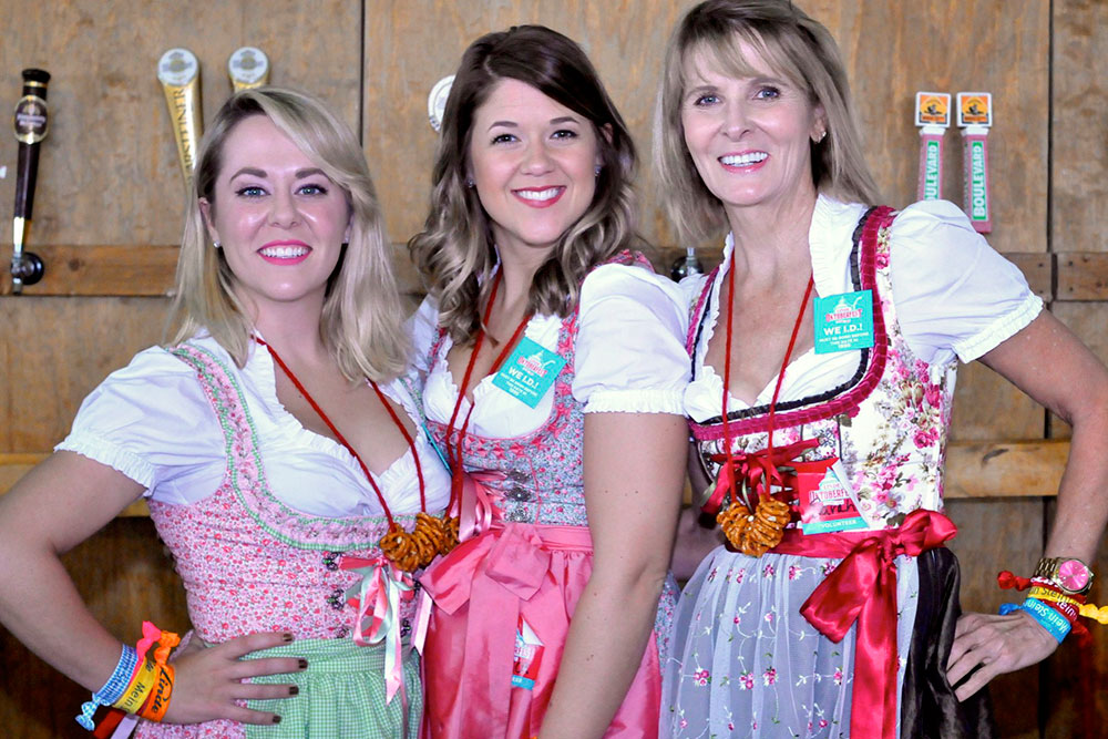 Festival-goers have come to expect the traditional German delicacies like Bavarian cheesecake and craft beers, authentic music and dancing with performers from Germany, and traditional games like Dachshund Dash.