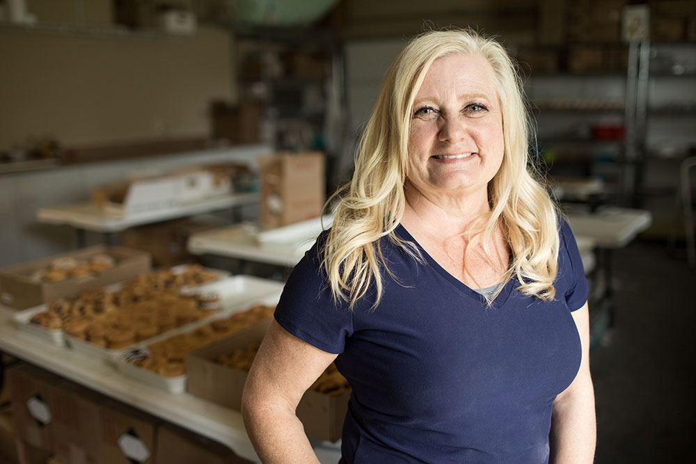 Brenda Chapman's fake foods have been in movies like The Santa Clause 3 and The Muppets Take Manhattan and TV shows like House, One Life to Live, and Glee. (Photo: Valerie Grant)