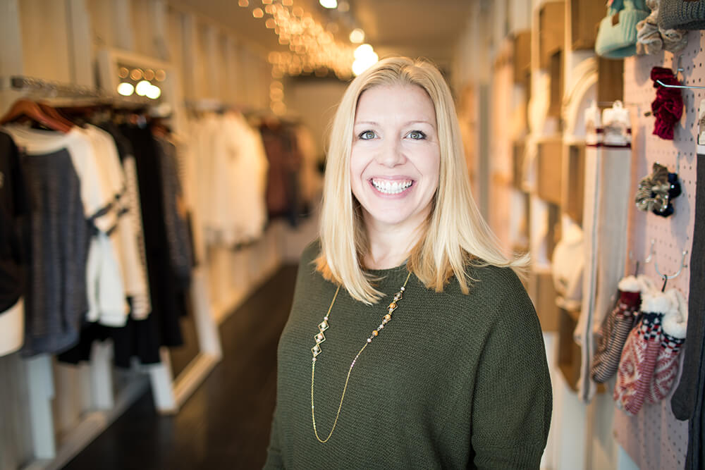 Kristine Ellis' Abelina’s Boutique stores have a strong reputation in town for being friendly, helpful and inventive, no matter what the customer’s needs may be. (Photo: Valerie Grant)