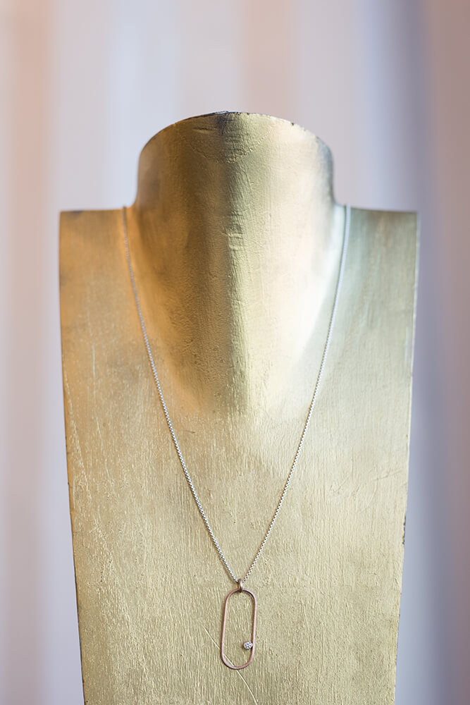 Beyond wedding bands, Spexton produces bracelets, necklaces, and many other types of finely crafted, beautifully textured metallic jewelry. (Photo: Valerie Grant)